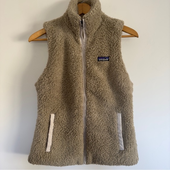 Patagonia Los Gatos Fleece Vest in cream Size: M - Picture 1 of 4